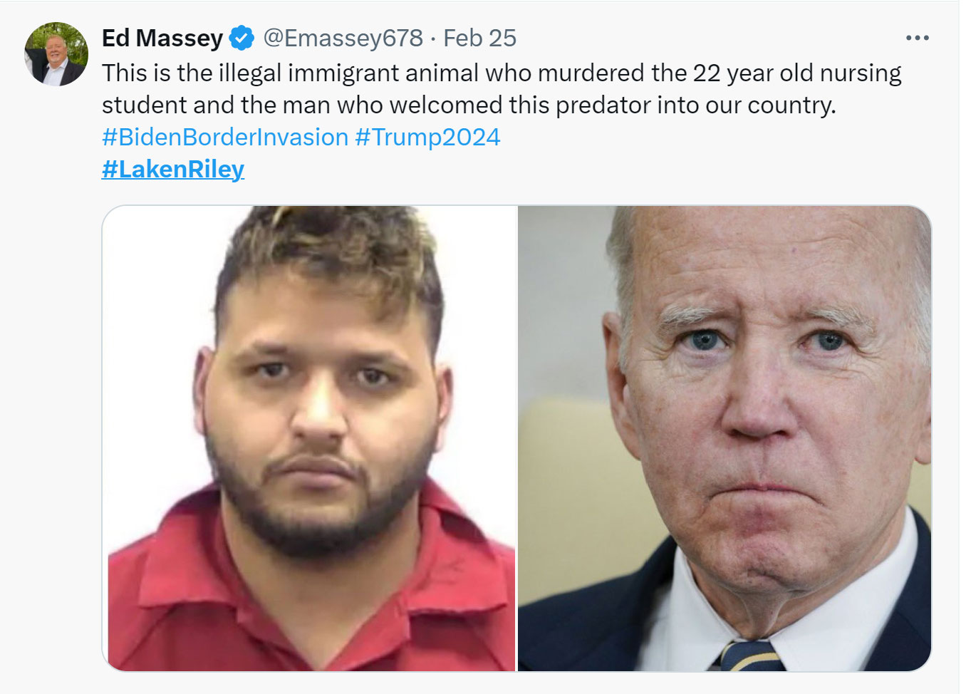 Ed Masset Tweet Screenshot